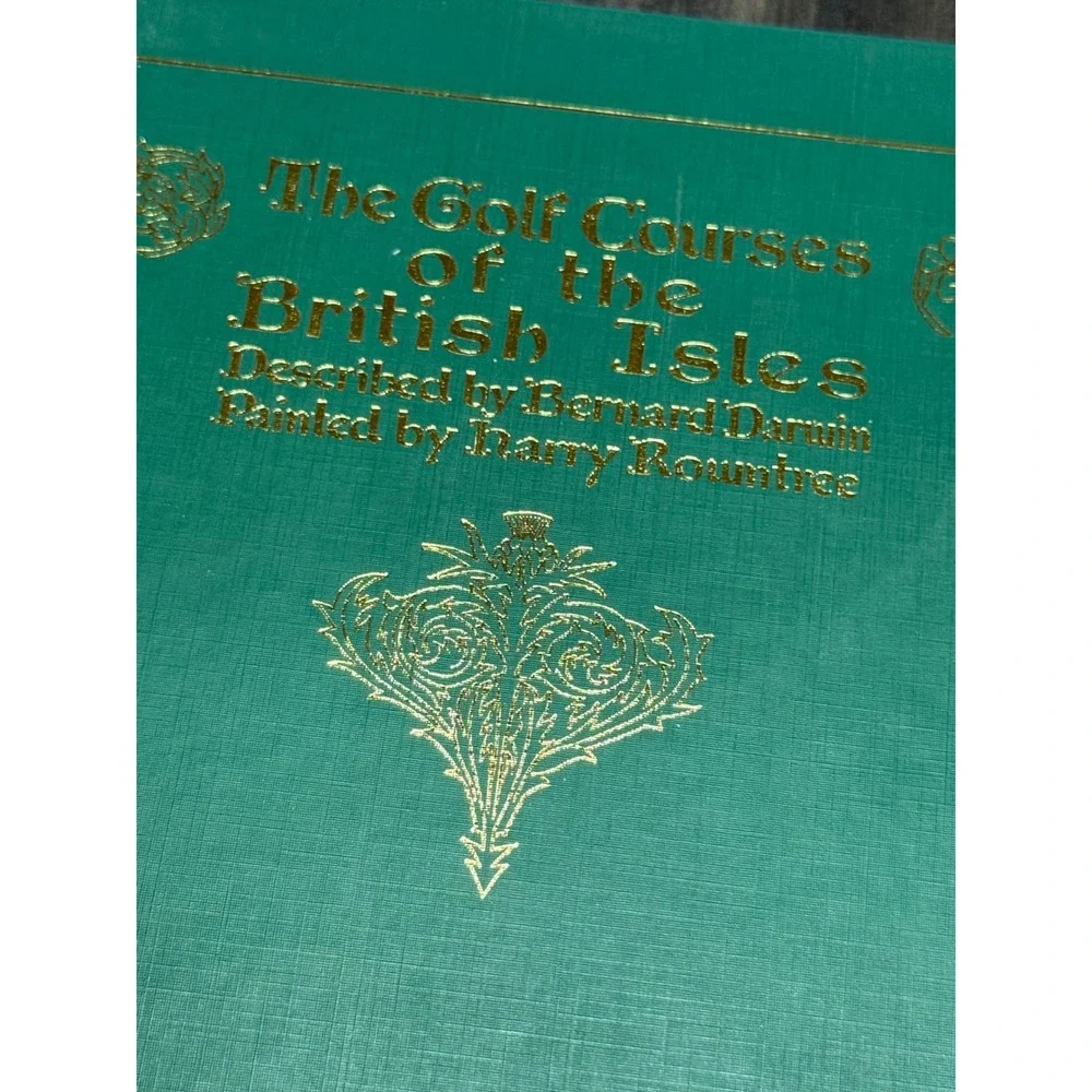 The Golf Courses of the British Isles Bernard Darwin Harry Rountree 1988 Book